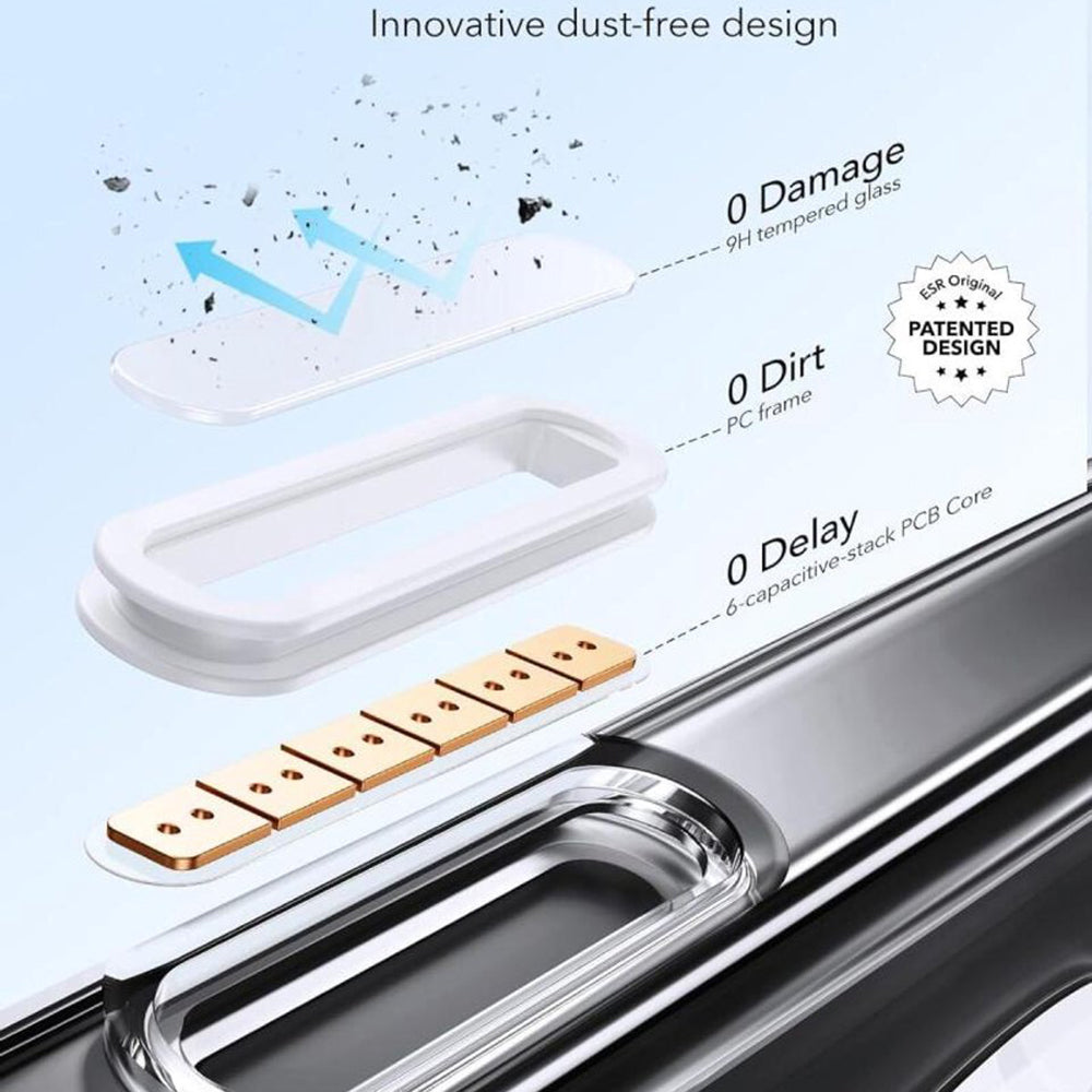 Custodia MagSafe per Apple iPhone 16 Pro, ESR, Classic Hybrid Kickstand Slide, Nera Satinata