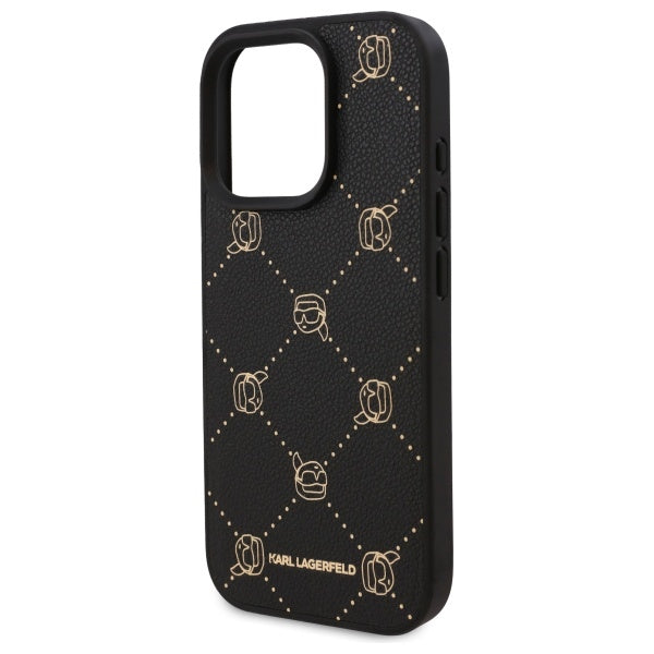Custodia MagSafe per Apple iPhone 16 Pro Max, Karl Lagerfeld, Karl's Head, Nera