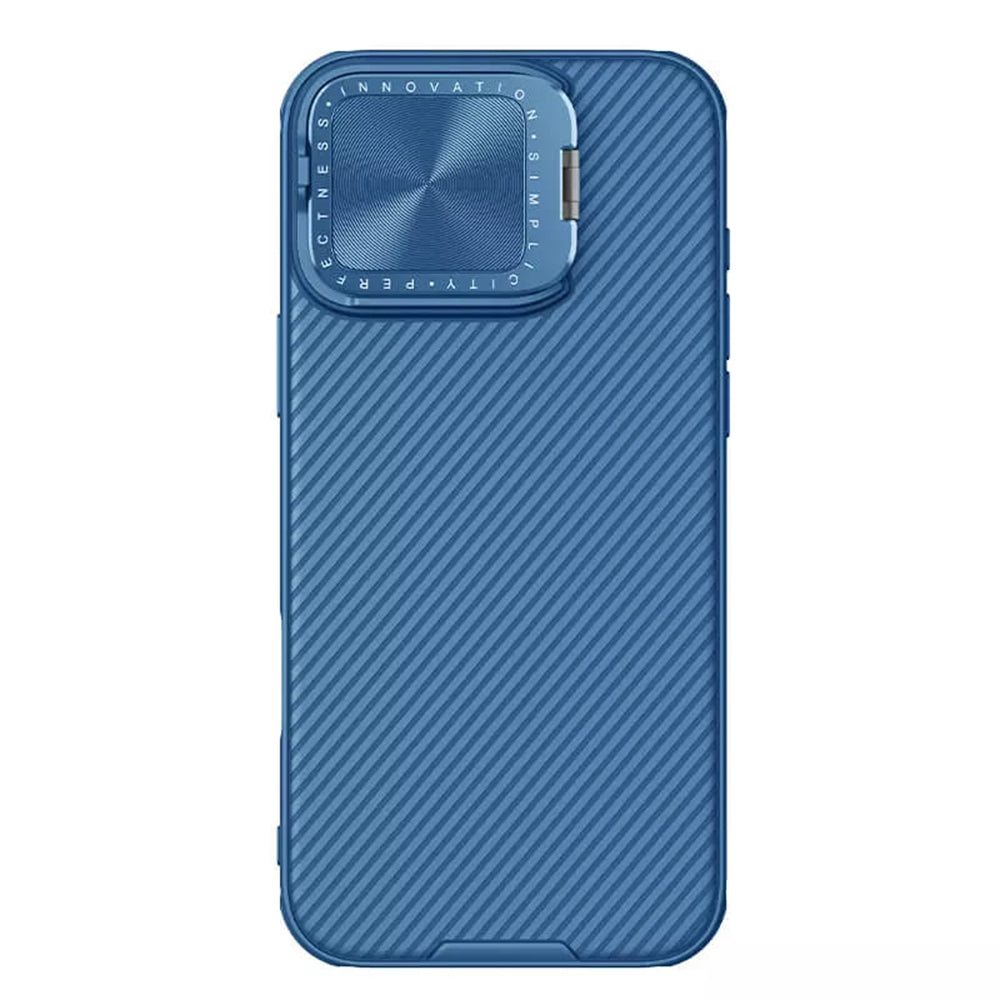 Custodia MagSafe per Apple iPhone 16 Pro Max, Nillkin, CamShield Prop, Blu