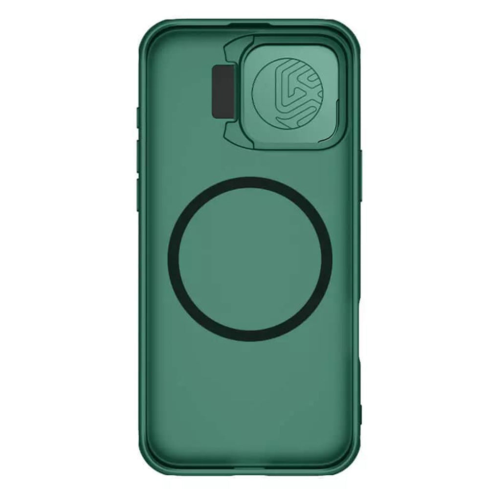 Custodia MagSafe per Apple iPhone 16 Pro Max, Nillkin, CamShield Prop, Verde