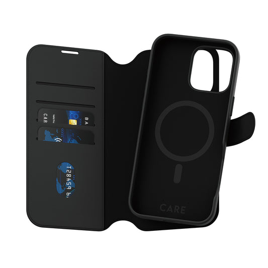 Custodia MagSafe per Apple iPhone 16 Pro Max, PanzerGlass, Care Feature Tango Two-in-One, Nera