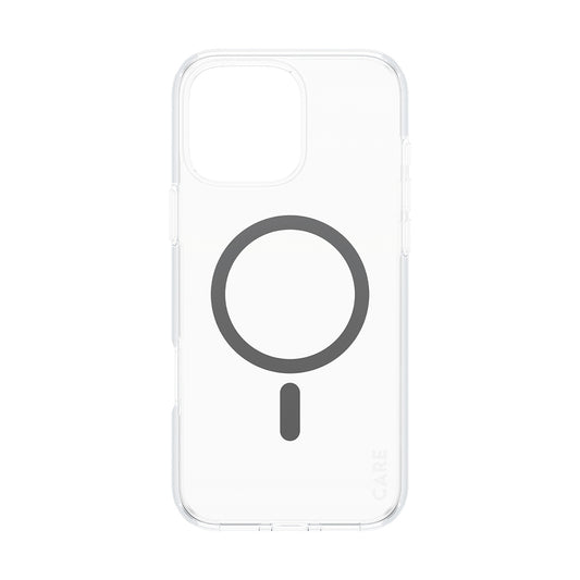 Custodia MagSafe per Apple iPhone 16 Pro Max, PanzerGlass, Care Urban Combat, Trasparente Nera