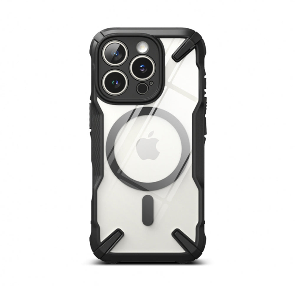 Custodia MagSafe per Apple iPhone 16 Pro Max, Ringke, Fusion X, Nera