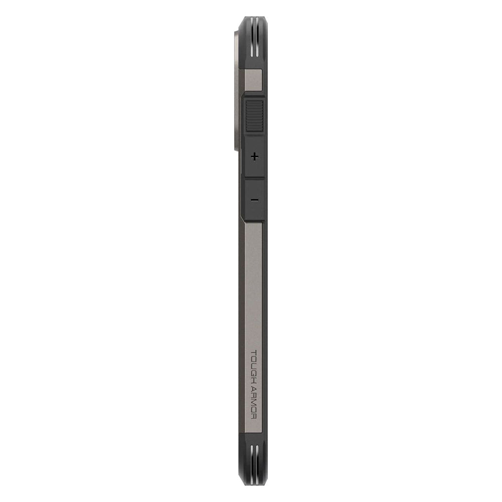 Custodia MagSafe per Apple iPhone 16 Pro Max, Spigen, Tough Armor, Grigio ACS08012