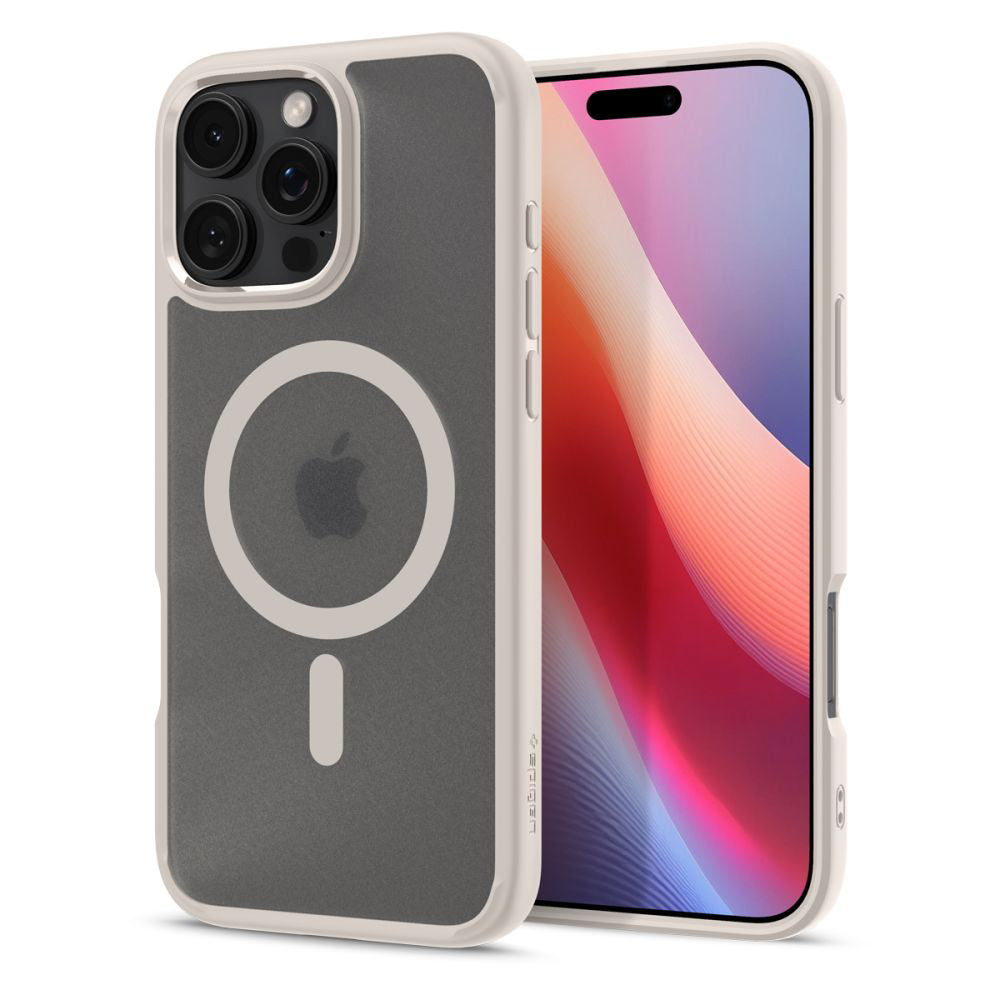 Custodia MagSafe per Apple iPhone 16 Pro Max, Spigen, Ultra Hybrid, Bronzo Satinato ACS08382