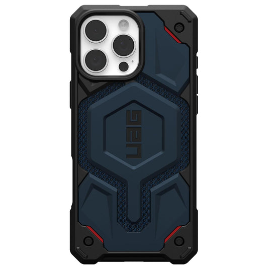 Custodia MagSafe per Apple iPhone 16 Pro Max, Urban Armor Gear, Monarch Pro Kevlar, Blu Navy