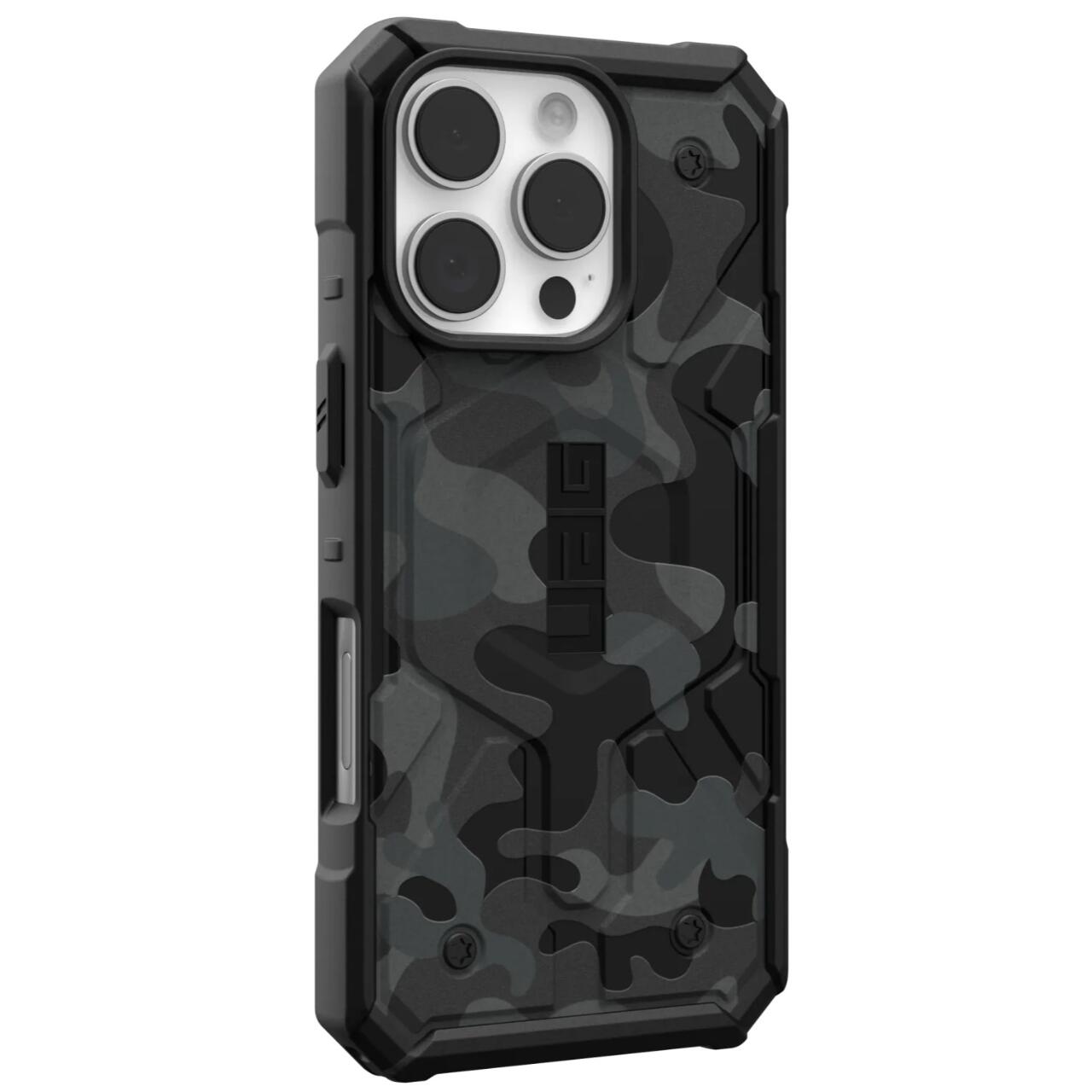 Custodia MagSafe per Apple iPhone 16 Pro Max, Urban Armor Gear, Pathfinder SE Midnight Camo, Camouflage