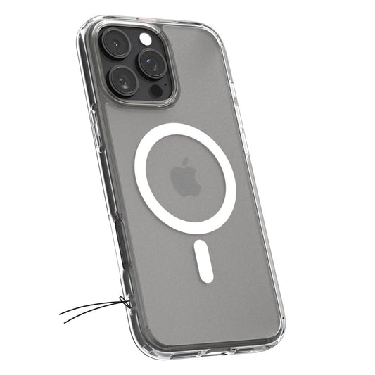 Custodia MagSafe per Apple iPhone 16 Pro, Spigen, Ultra Hybrid, Trasparente Satinata ACS08133