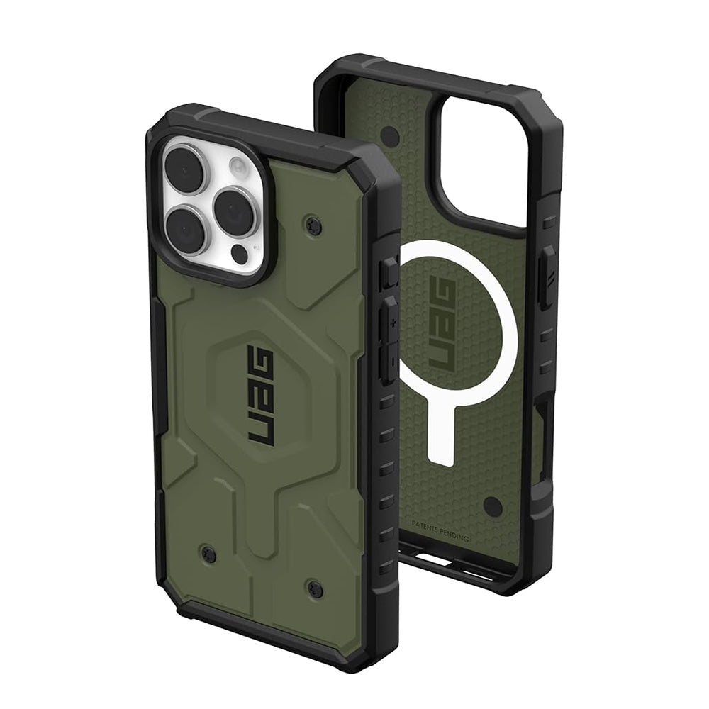 Custodia MagSafe per Apple iPhone 16 Pro, Urban Armor Gear, Pathfinder, Verde