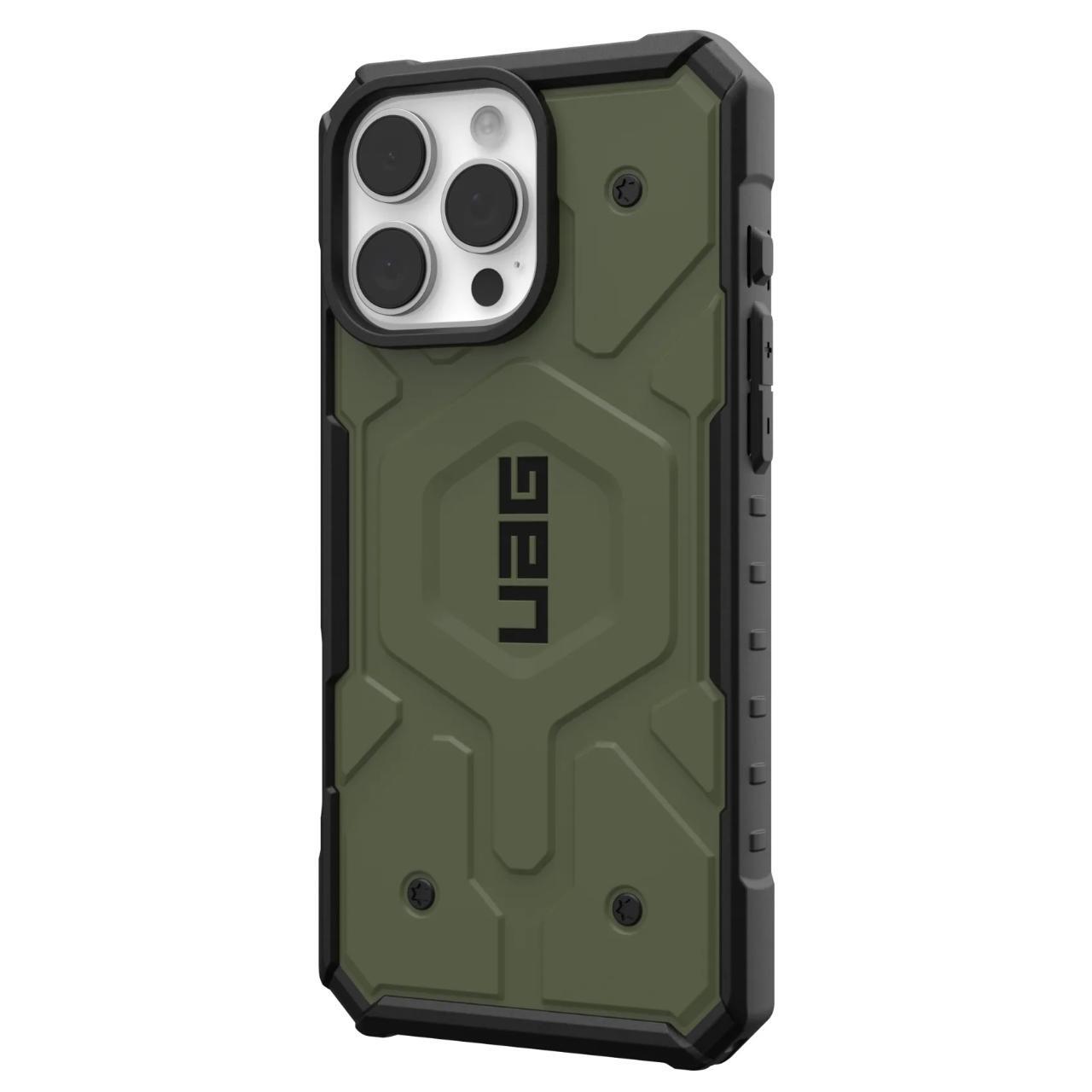 Custodia MagSafe per Apple iPhone 16 Pro, Urban Armor Gear, Pathfinder, Verde