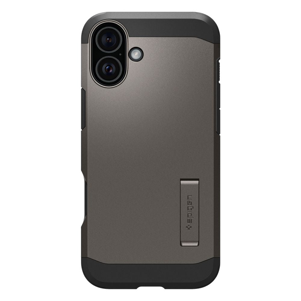 Custodia MagSafe per Apple iPhone 16, Spigen, Tough Armor, Grigio