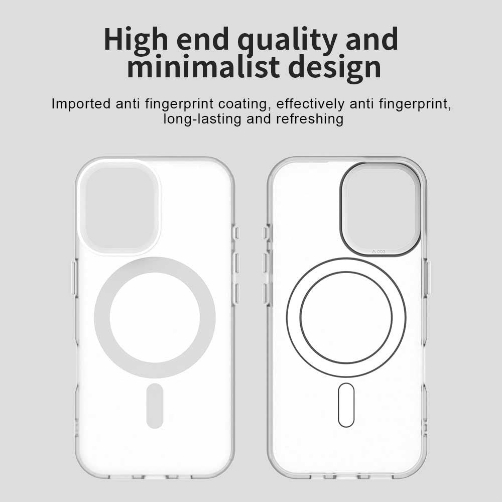Custodia MagSafe per Apple iPhone 16, Techsuit, CandyCase, Bianca