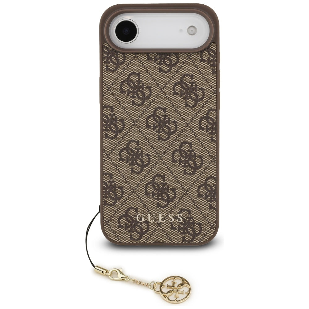 Custodia MagSafe per Apple iPhone 17 Air, Guess, 4G Charm Cradle, Marrone