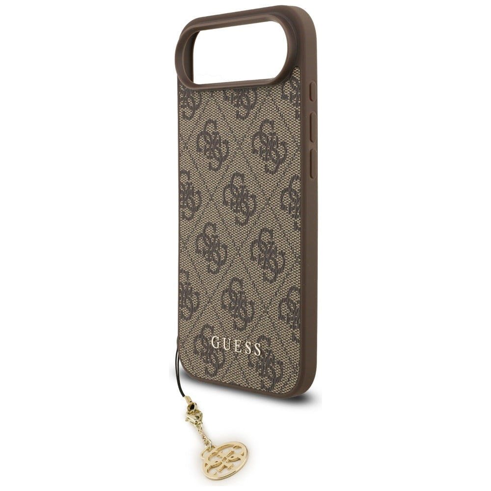 Custodia MagSafe per Apple iPhone 17 Air, Guess, 4G Charm Cradle, Marrone