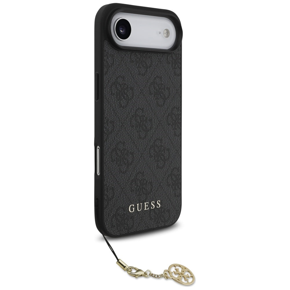 Custodia MagSafe per Apple iPhone 17 Air, Guess, 4G Charm Cradle, Nera