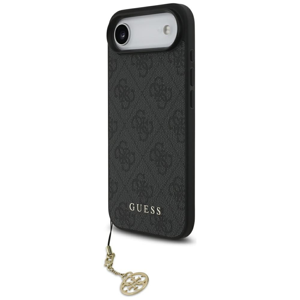 Custodia MagSafe per Apple iPhone 17 Air, Guess, 4G Charm Cradle, Nera