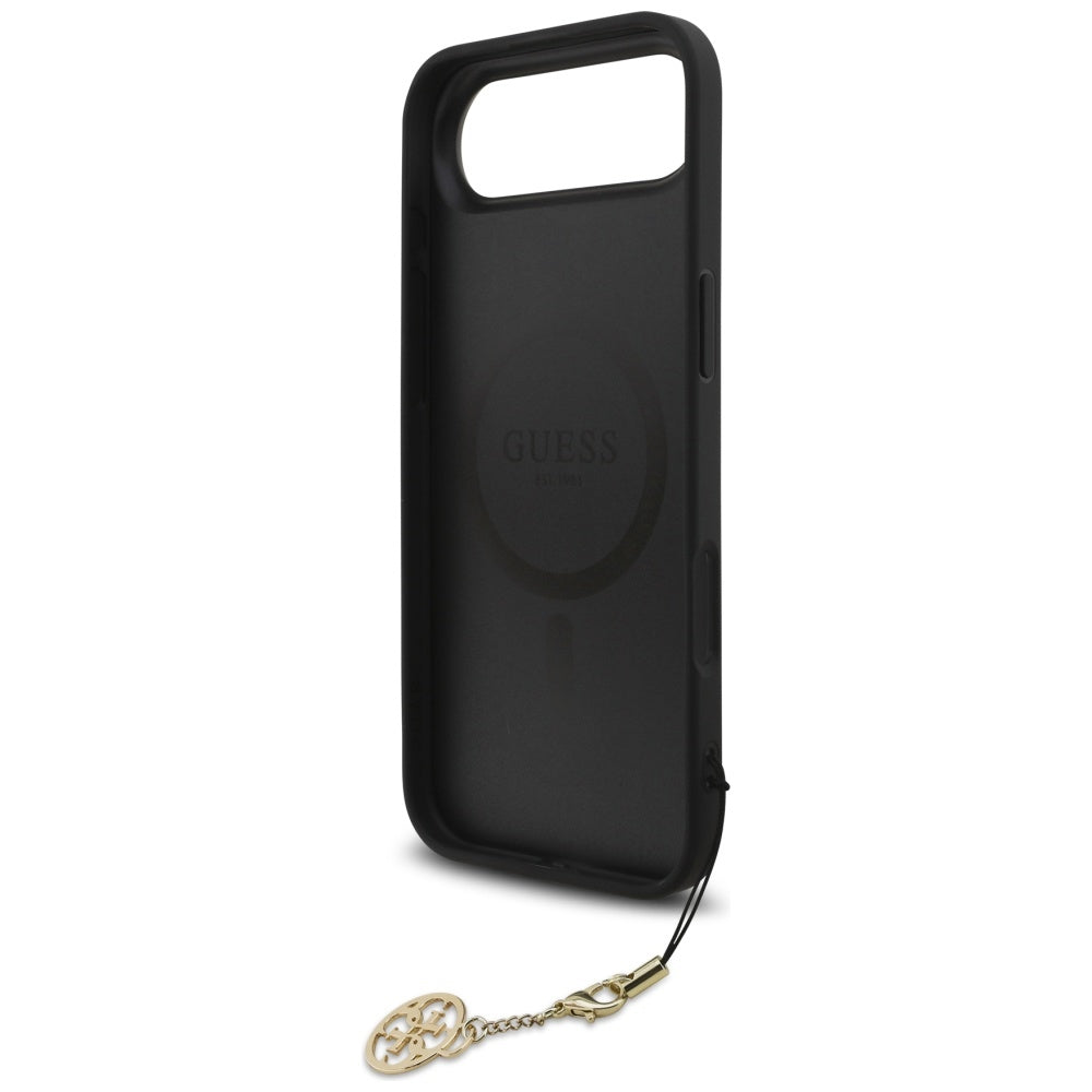 Custodia MagSafe per Apple iPhone 17 Air, Guess, 4G Charm Cradle, Nera