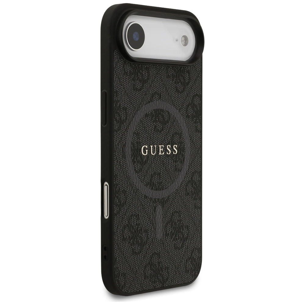 Custodia MagSafe per Apple iPhone 17 Air, Guess, 4G Ring Classic Logo, Nera