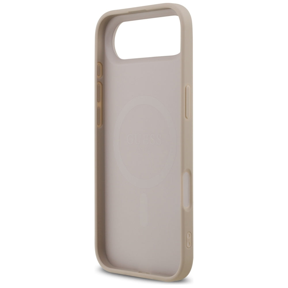 MagSafe Case for Apple iPhone 17 Air, Guess, 4G Ring Classic Logo, Pink