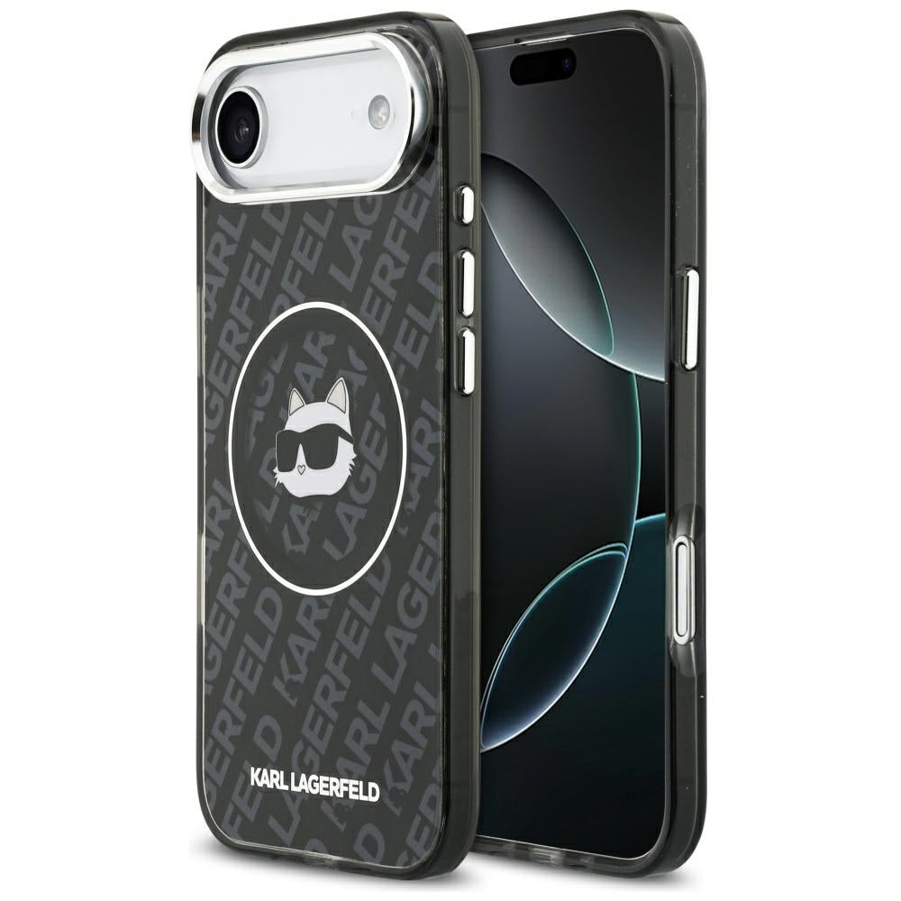 Custodia MagSafe per Apple iPhone 17 Air, Karl Lagerfeld, IML Choupette's Head, Nera