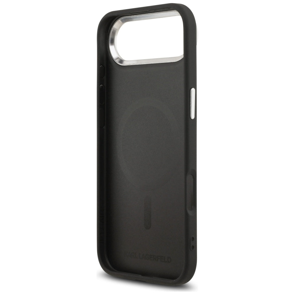 Custodia MagSafe per Apple iPhone 17 Air, Karl Lagerfeld, Karl Pin, Nera