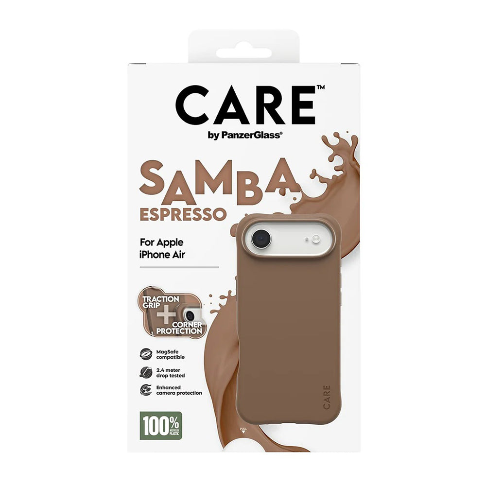 Custodia MagSafe per Apple iPhone 17 Air, PanzerGlass, Care Fashionable, Marrone