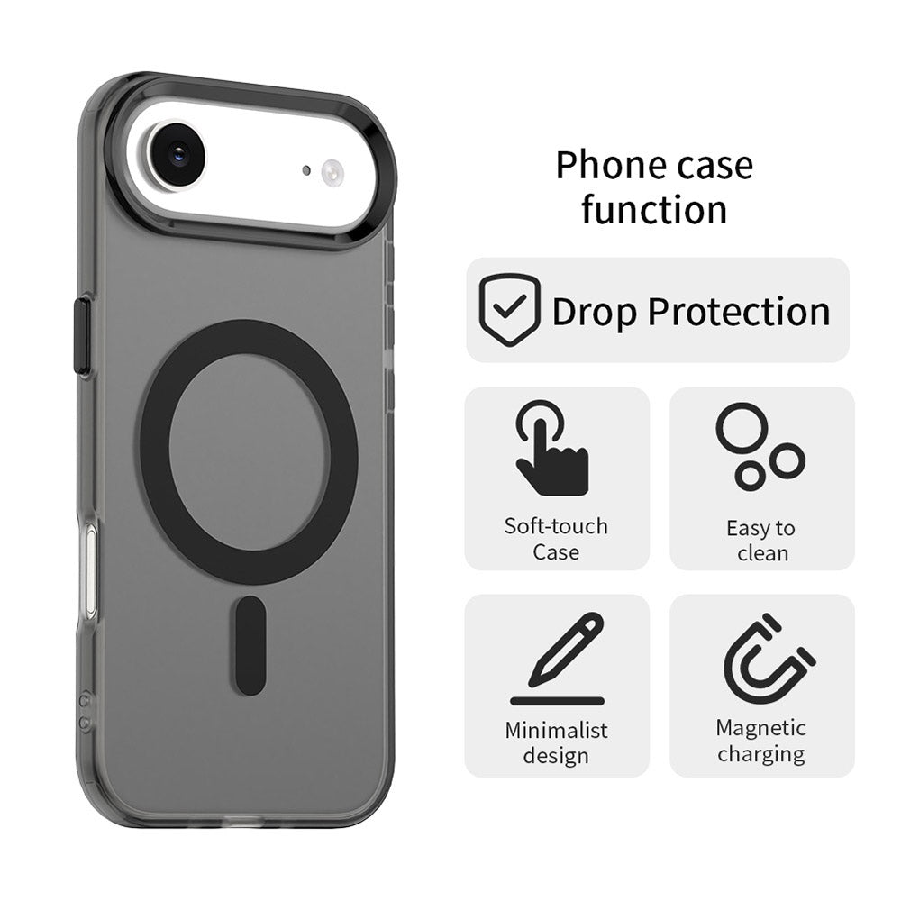 Custodia MagSafe per Apple iPhone 17 Air, Techsuit, CandyCase, Nera