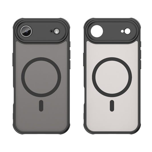 Custodia MagSafe per Apple iPhone 17 Air, Techsuit, HaloFrost II, Nera