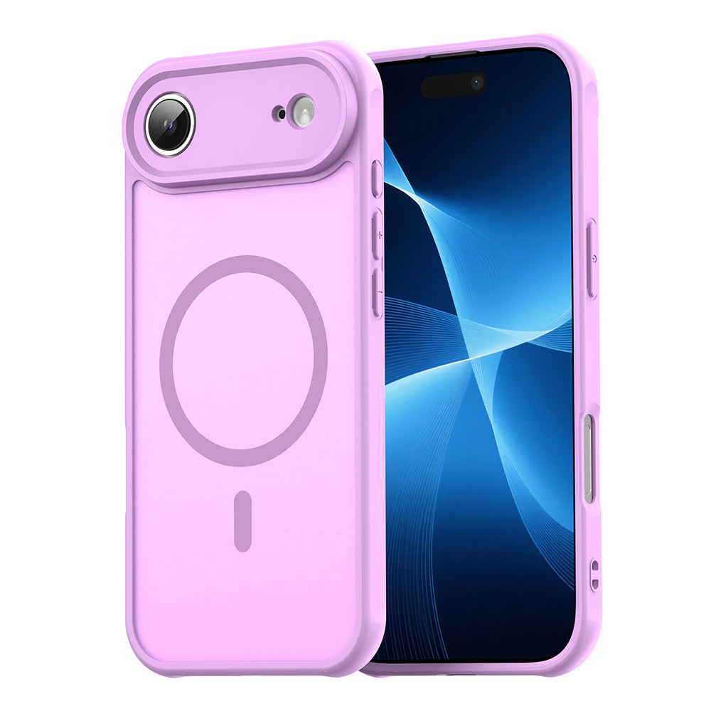 Custodia MagSafe per Apple iPhone 17 Air, Techsuit, HaloFrost II, Rosa