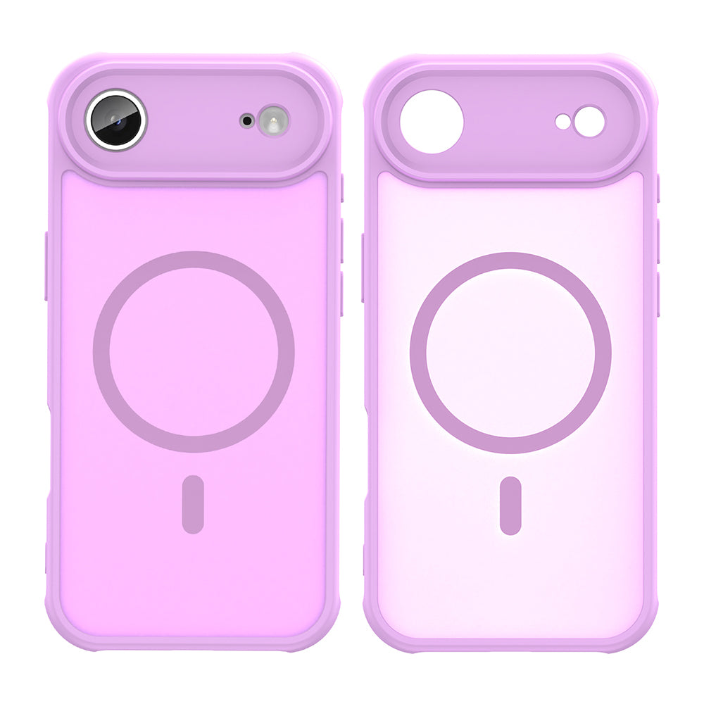 Custodia MagSafe per Apple iPhone 17 Air, Techsuit, HaloFrost II, Rosa