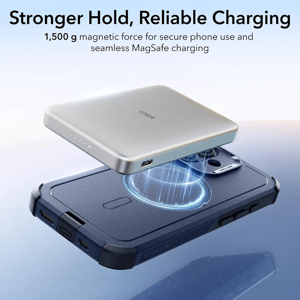 Custodia MagSafe per Apple iPhone 17, ESR, Cyber, Blu