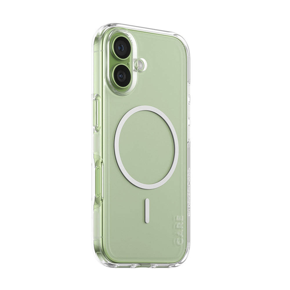 Custodia MagSafe per Apple iPhone 17, PanzerGlass, Care Urban Explorer, Trasparente Bianca