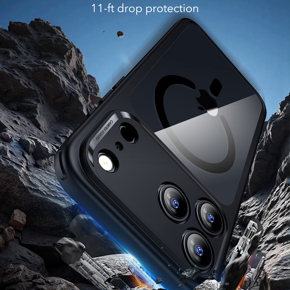Custodia MagSafe per Apple iPhone 17 Pro, ESR, Classic Hybrid, Nera Trasparente