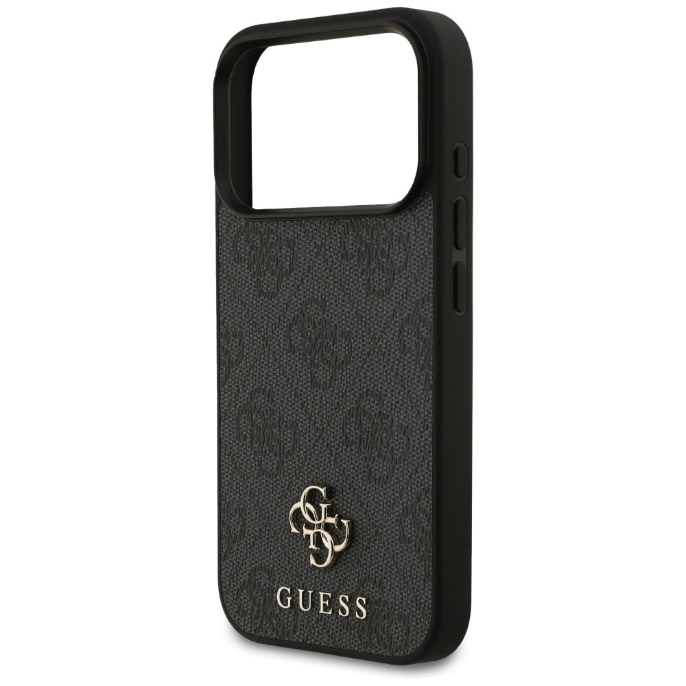 Custodia MagSafe per Apple iPhone 17 Pro, Guess, 4G Small and Classic Logo, Nera