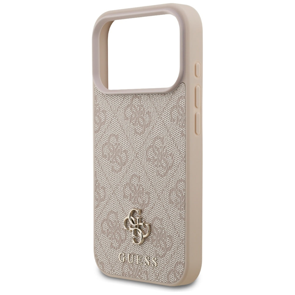 Custodia MagSafe per Apple iPhone 17 Pro, Guess, 4G Small and Classic Logo, Rosa