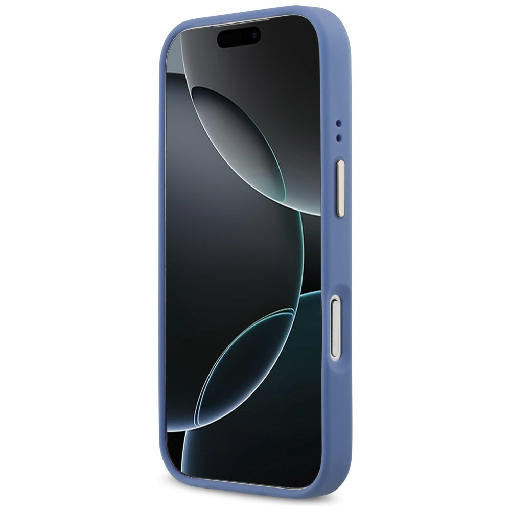 MagSafe Case for Apple iPhone 17 Pro, Guess, 4G Stripe, Blue