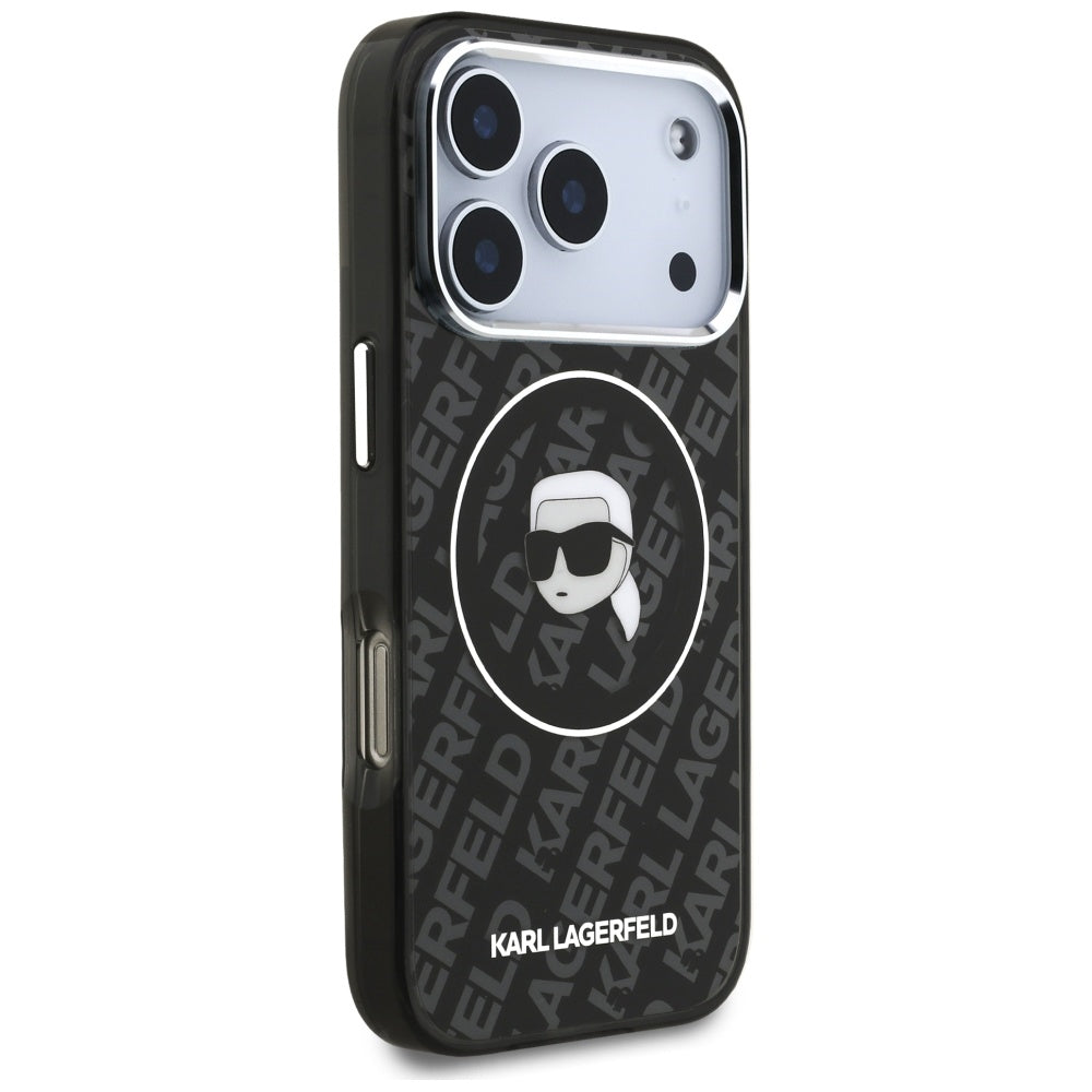 Custodia MagSafe per Apple iPhone 17 Pro Max, Karl Lagerfeld, IML Karl`s Head, Nera