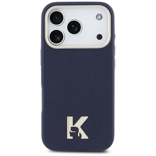 Custodia MagSafe per Apple iPhone 17 Pro Max, Karl Lagerfeld, Karl Head Logo, Blu