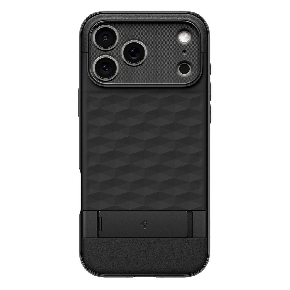 Custodia MagSafe per Apple iPhone 17 Pro Max, Spigen, Caseology Parallax S, Nera Opaca
