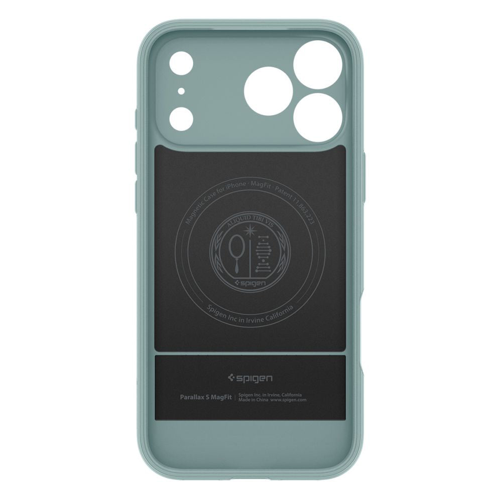Custodia MagSafe per Apple iPhone 17 Pro Max, Spigen, Caseology Parallax S, Verde ACS09912