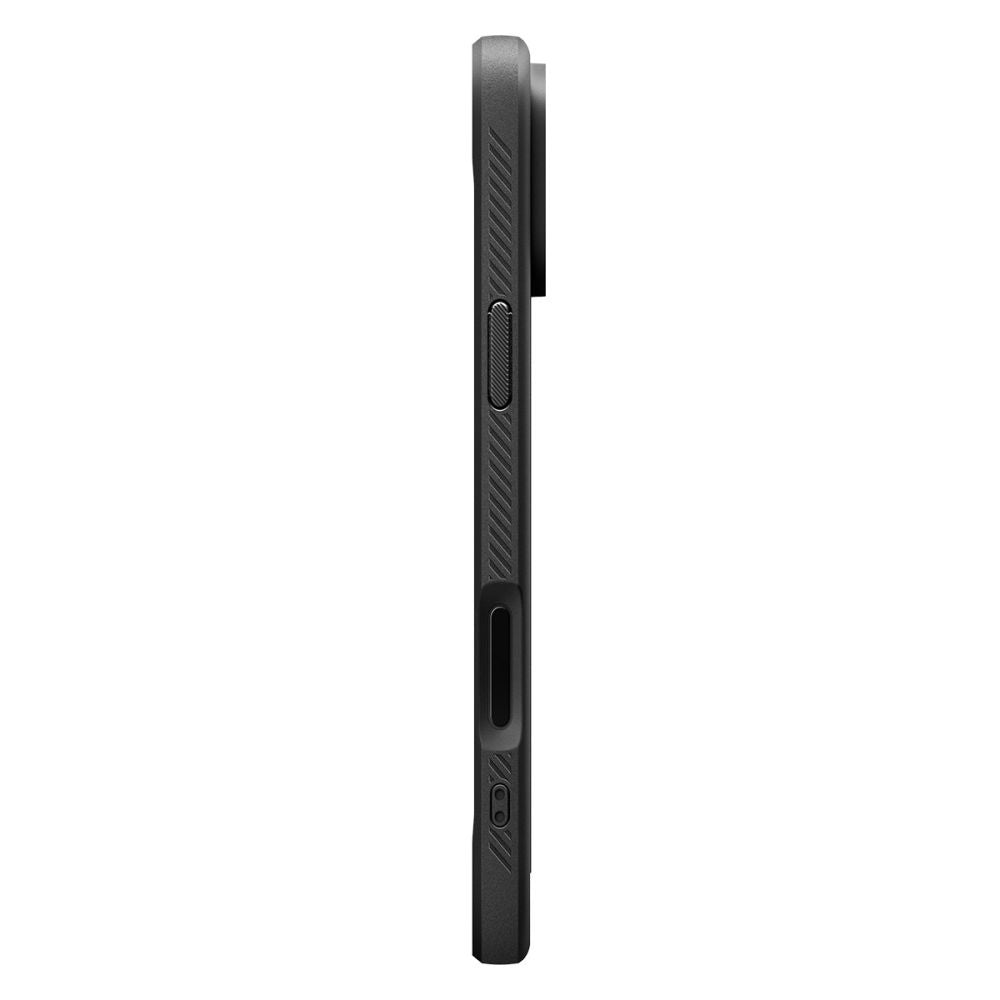 Custodia MagSafe per Apple iPhone 17 Pro Max, Spigen, Rugged Armor, Nera Opaca