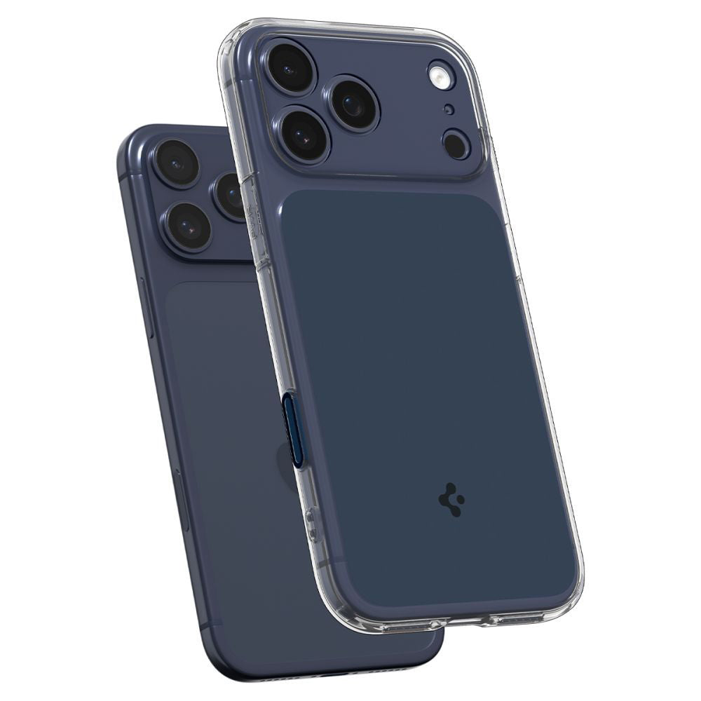 Custodia MagSafe per Apple iPhone 17 Pro Max, Spigen, Ultra Hybrid T, Blu Opaco ACS10473
