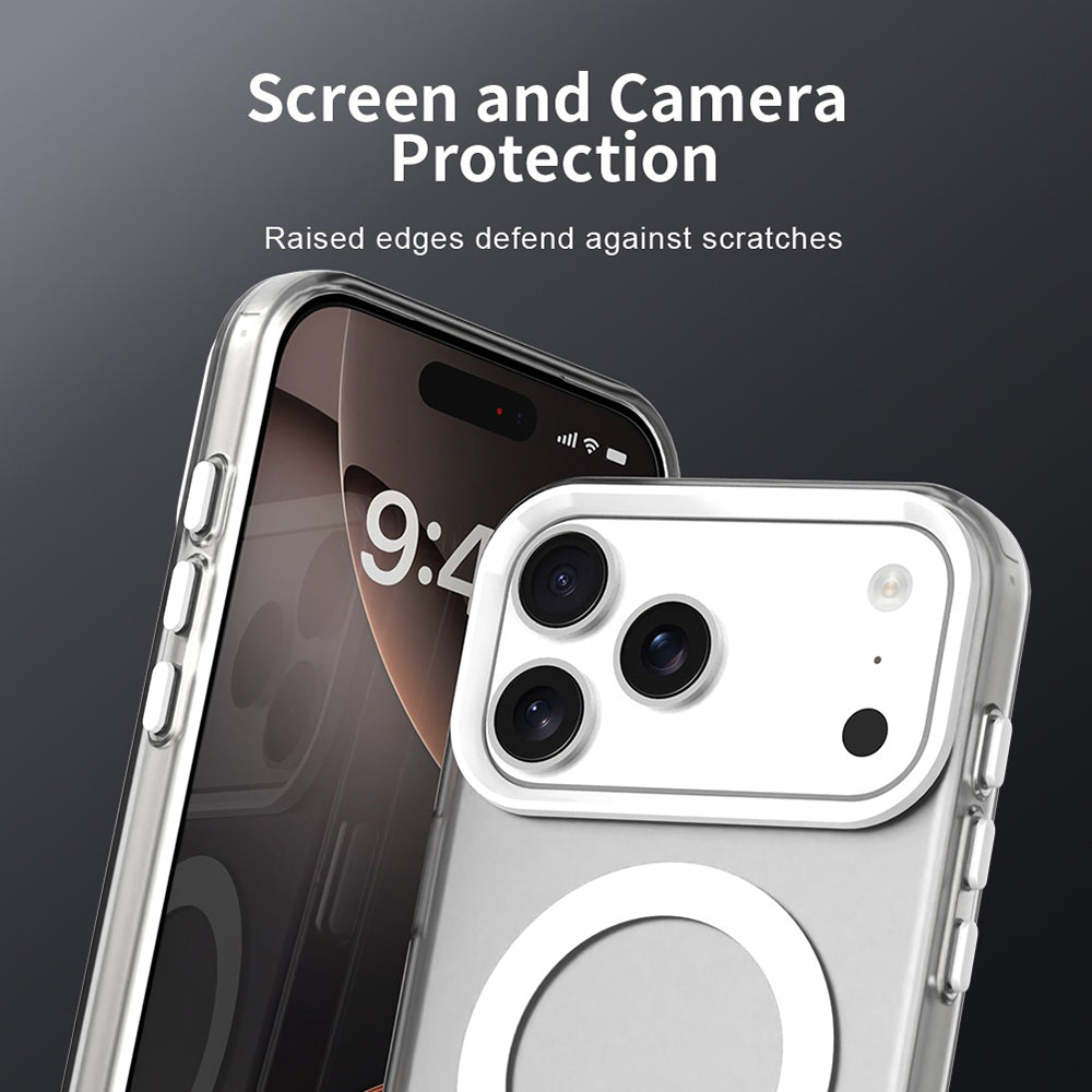 Custodia MagSafe per Apple iPhone 17 Pro Max, Techsuit, CandyCase, Bianca