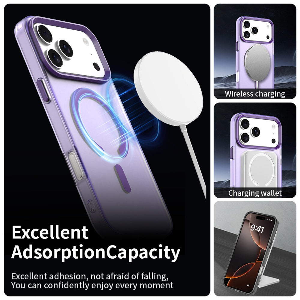 Custodia MagSafe per Apple iPhone 17 Pro Max, Techsuit, CandyCase, Viola