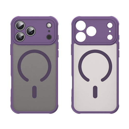 Custodia MagSafe per Apple iPhone 17 Pro Max, Techsuit, HaloFrost II, Viola