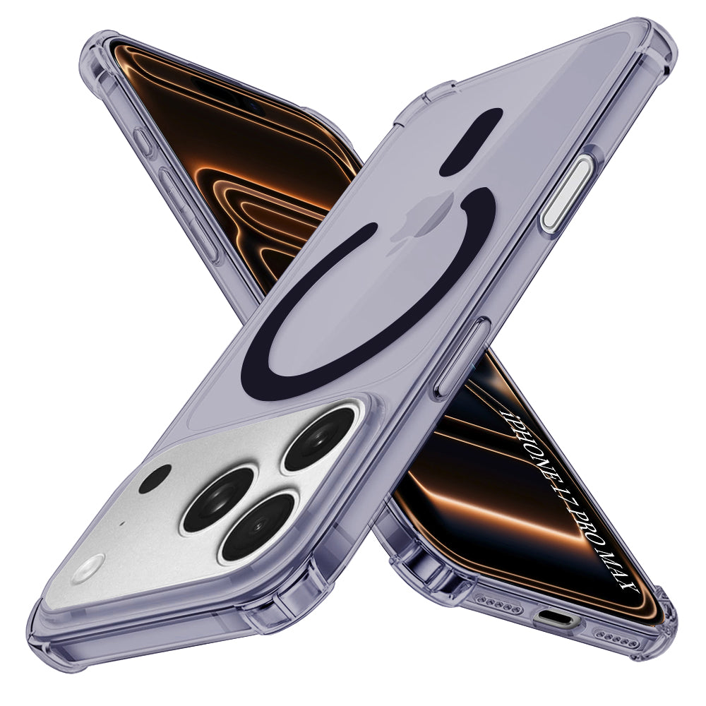 Custodia MagSafe per Apple iPhone 17 Pro Max, Techsuit, Antiurto, Fumé