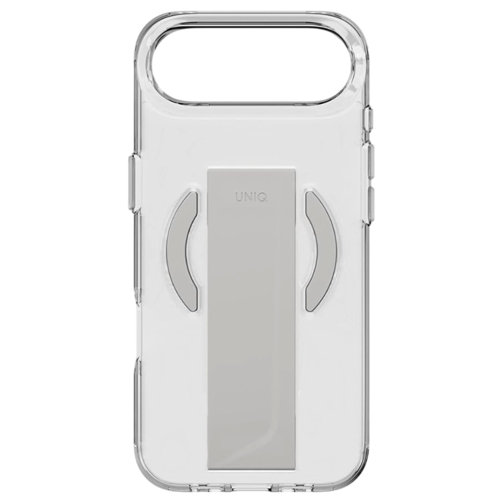 Custodia MagSafe per Apple iPhone 17 Pro Max, UNIQ, Heldro Air MagClick, Grigio Trasparente