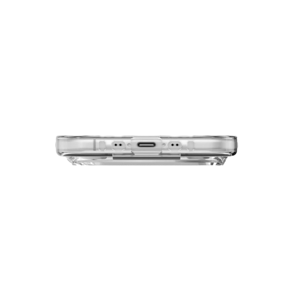 Custodia MagSafe per Apple iPhone 17 Pro Max, UNIQ, Heldro Air MagClick, Grigio Trasparente