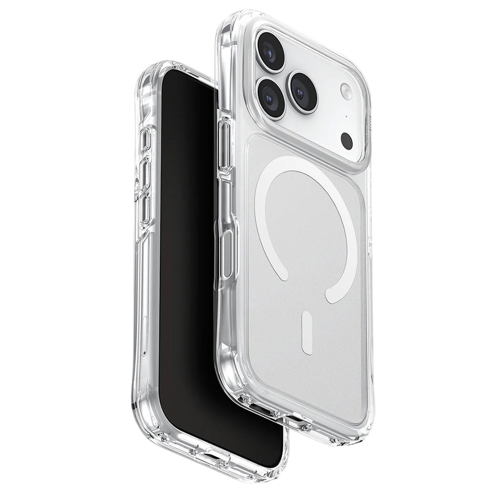 Custodia MagSafe per Apple iPhone 17 Pro Max, UNIQ, LifePro Xtreme MagClick, Trasparente