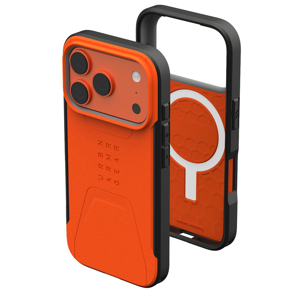 Custodia MagSafe per Apple iPhone 17 Pro Max, Urban Armor Gear, Civilian LT, Arancione
